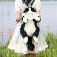 Tuxedo Cat Backpack ? Cute Bag for Cat Fans Daily Companion
