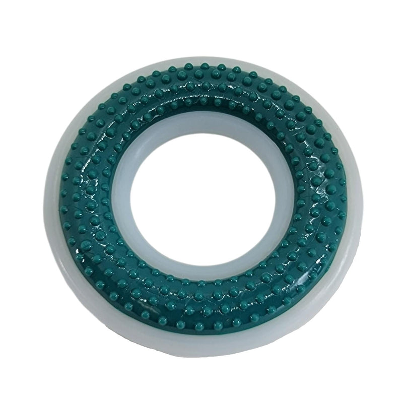 TPR & Nylon Dental Chew Ring Toy for Dogs - Ideal for Aggressive Chewers – (4" Diameter)