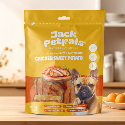 Jack PetPals Crafted Bite Chicken Sweet Potato Dog Treats (1
