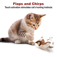 Peelaid™ Flapping Bird – Rechargeable Chirping Cat Toy