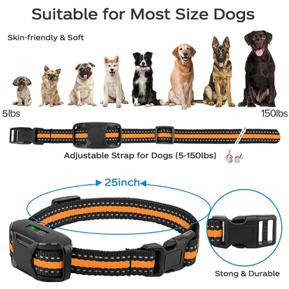 Dog Training Collar Waterproof Remote Shock 15.1oz 🎓