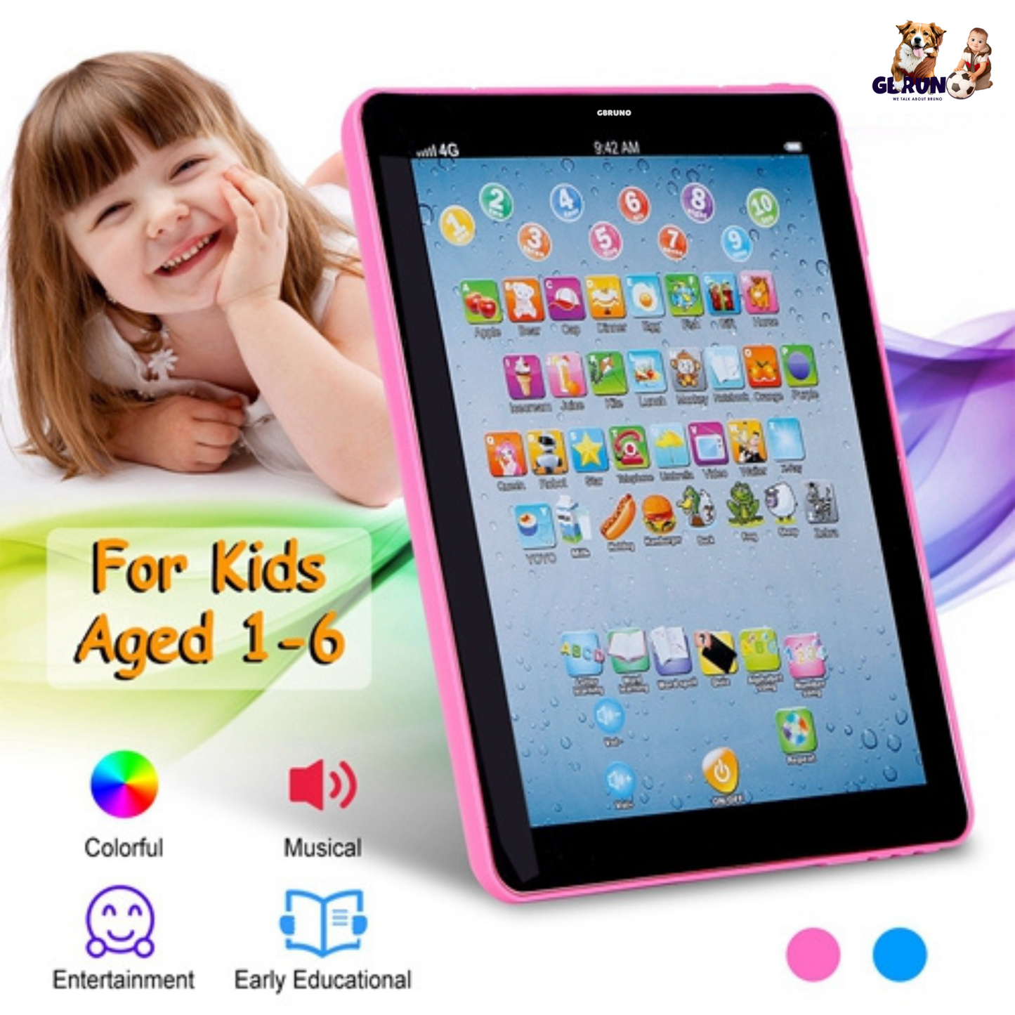 GBruno Baby Learning Tablet Educational