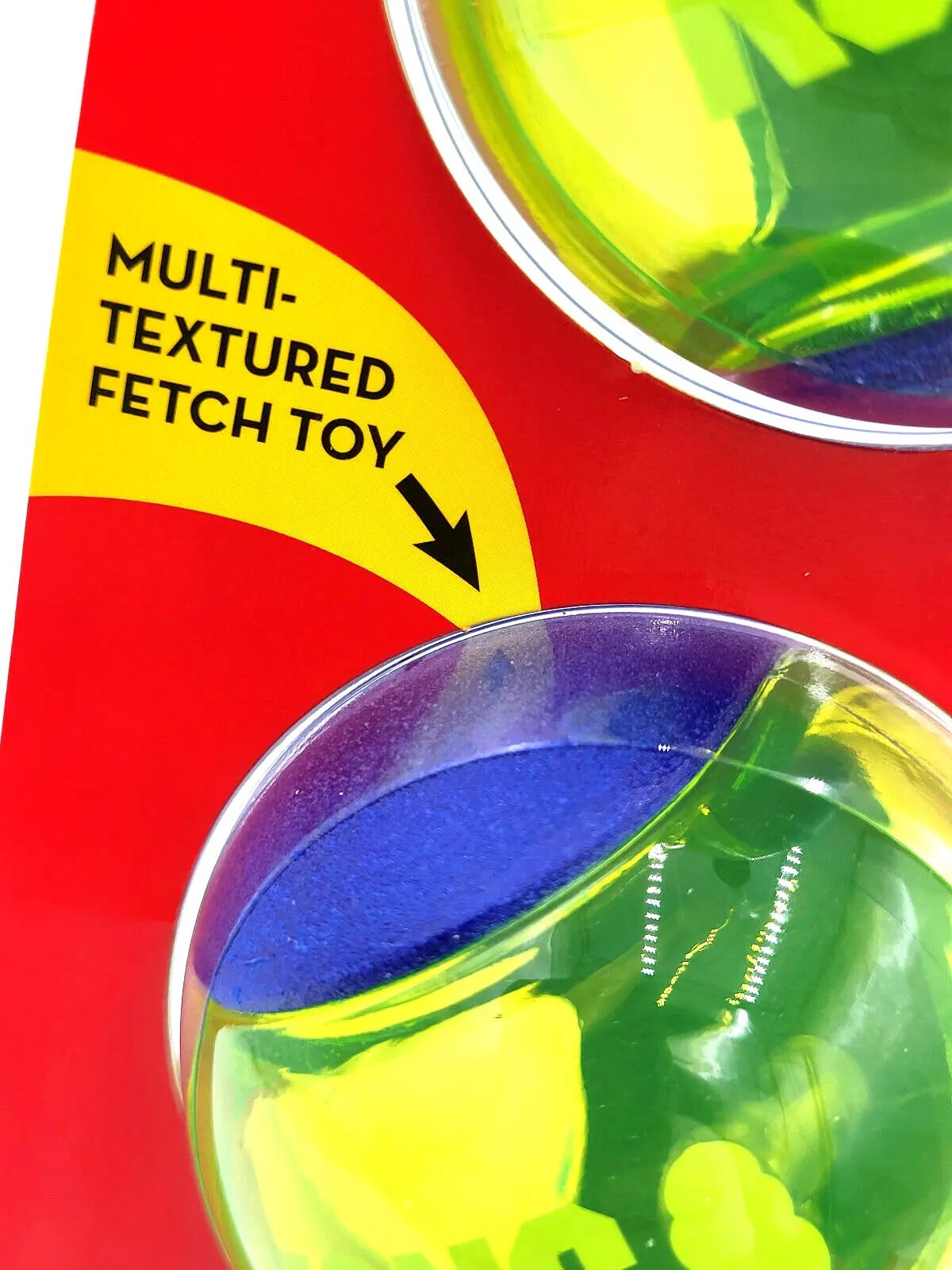 KONG® Squeezz Action Ball Medium 3 Pack Squeaky Fetch