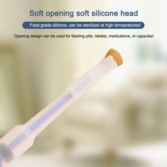 1/3/10Pcs Pet Propulsive Silicone Drug Feeder Tablet Liquid Comfortable Dog Cat Universal Safe Easy To Clean And Use Repeatedly