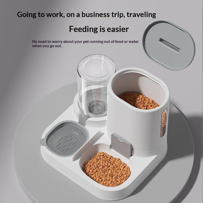 Smart Cordless Automatic Pet Feeder with Anti-Tip Base Design