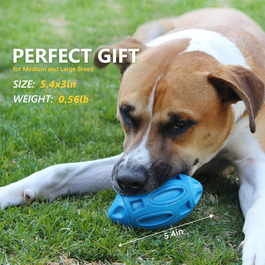 Pet Supplies Dog Toys Rubber Sounding Rugby Wear-Resistant