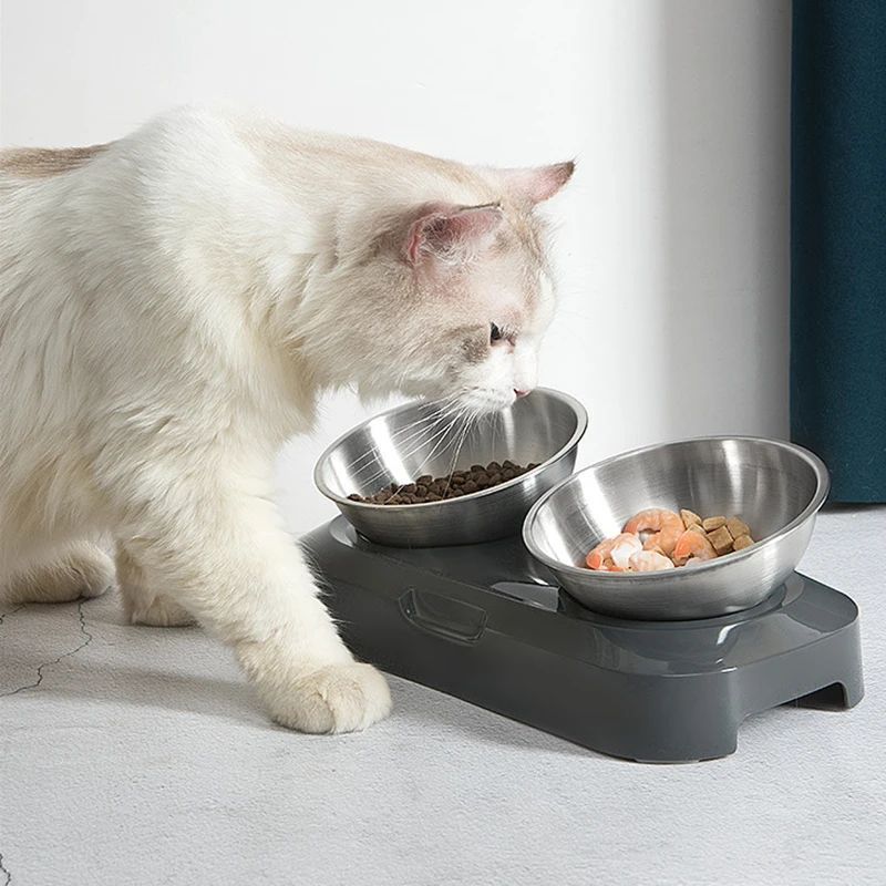 Easy To Clean Stainless Steel Cat Bowl Dog Food And Water