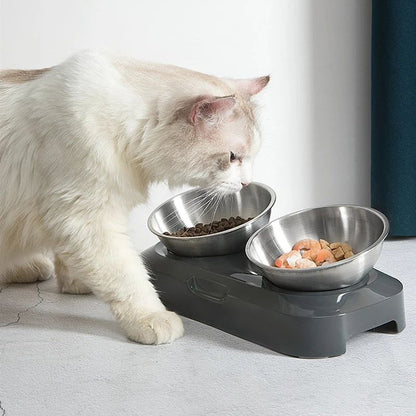 Easy To Clean Stainless Steel Cat Bowl Dog Food And Water