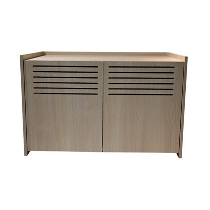 Purrfect Pet Kingdom Modern Wooden Cat House with Scratching Pad , Cat Litter Box (Default) - Premium Cat Trees & Furniture