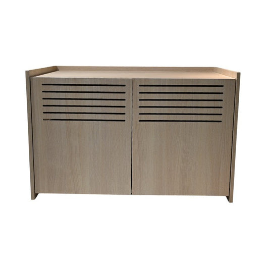 Purrfect Pet Kingdom Modern Wooden Cat House with Scratching Pad , Cat Litter Box (Default) - Premium Cat Trees & Furniture