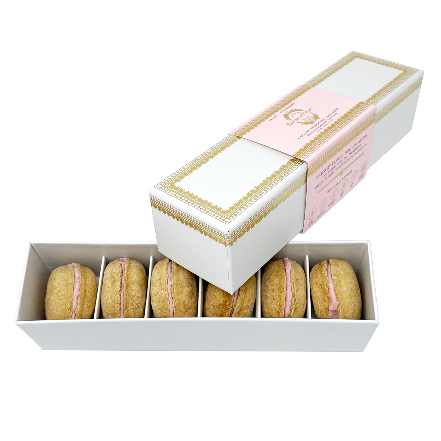 Bonne et Filou Dog Macarons (Box of 6)