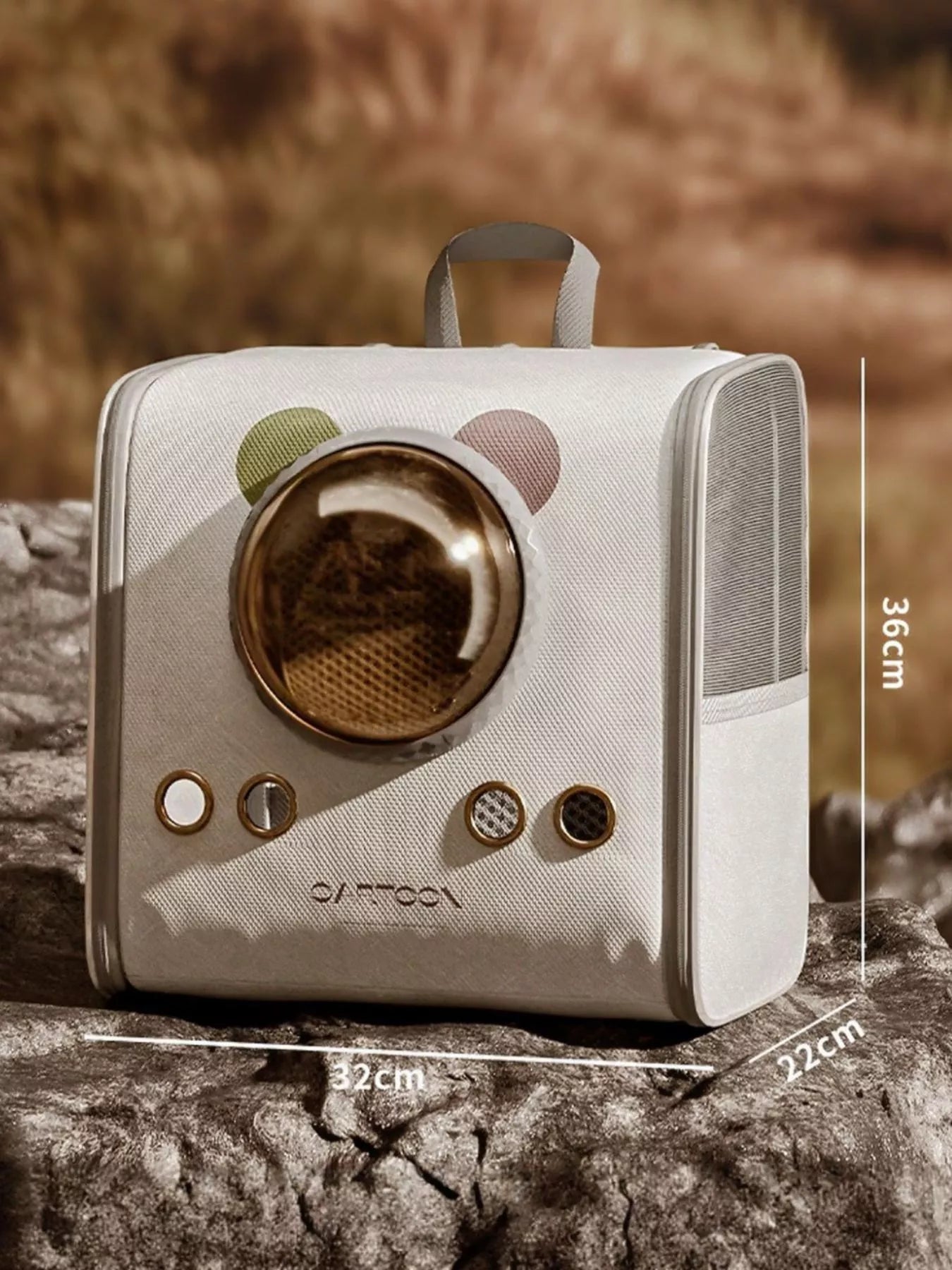 Pet Carrier - Breathable Soft-Sided Travel Bag for Pets