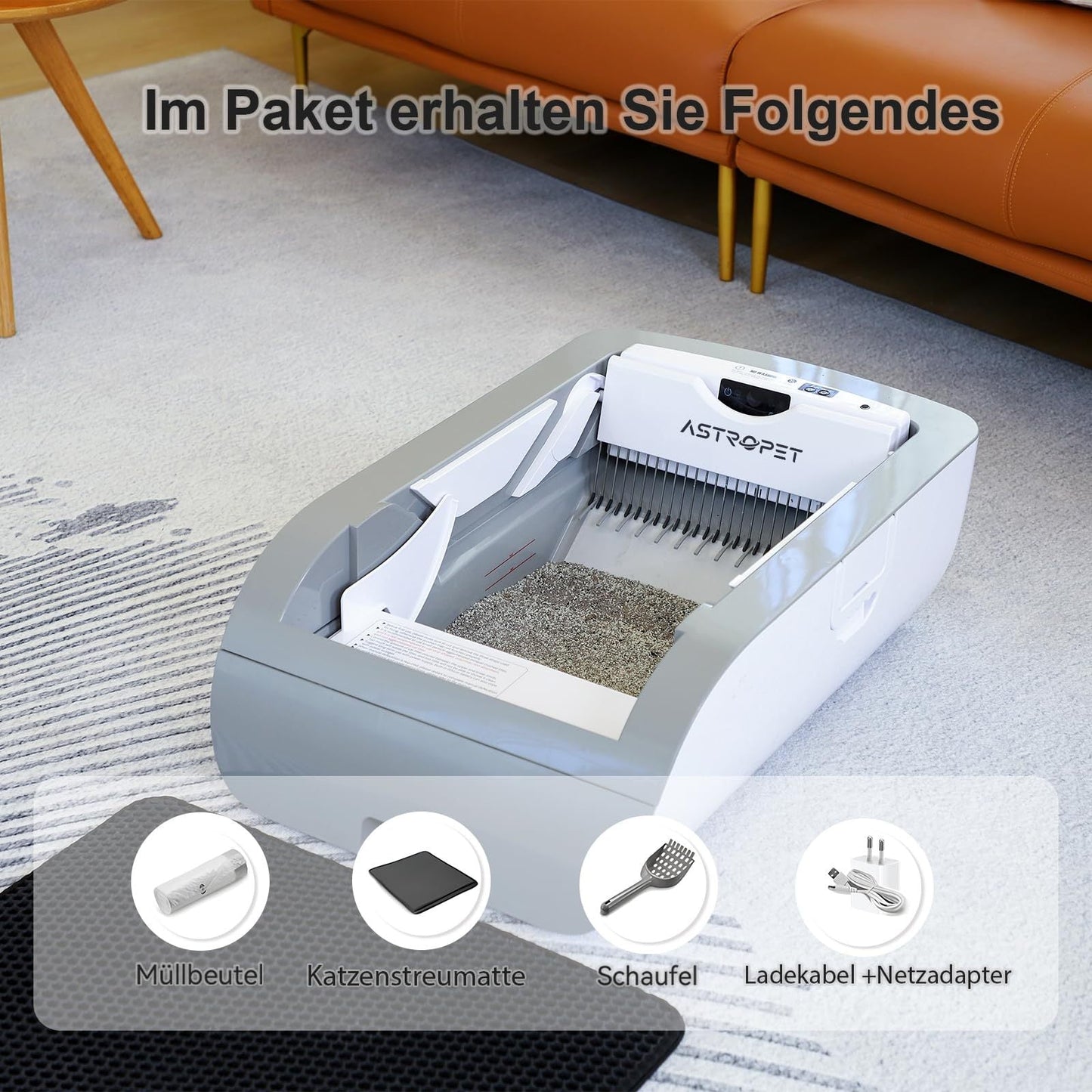 Cat Litter Box Self Cleaning Automatic Wide Opening Smart 🐱