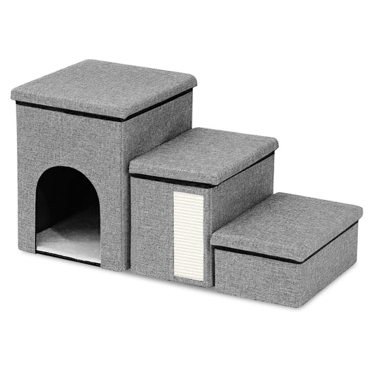 GBruno 4-IN-1 Foldable Dog/Cat Ramp Ladder