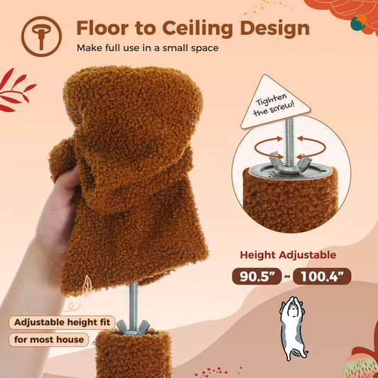Floor-to-Ceiling Cat Tower - Ultimate Space-Maximizing Skyscraper 🏗️