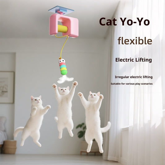Electric Pet Cat Toy Hanging Door Yo-yo Self-Hi Relieving