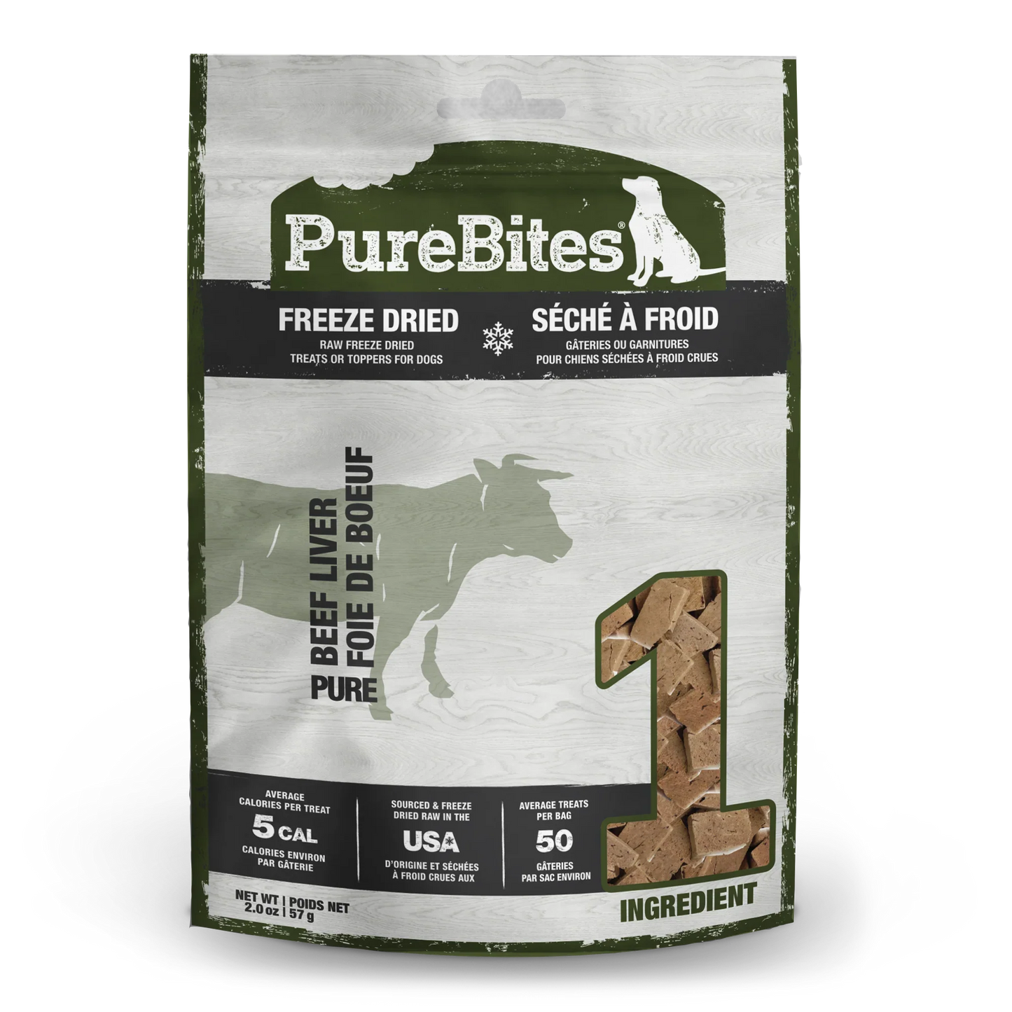 Pure Bites Beef Freeze Dried Dog Treats - Dry Dog Treats - The Family Pet