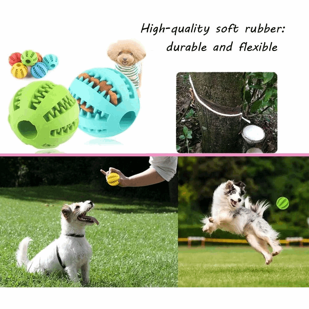Dog Treat Toy Ball, Dog Tooth Cleaning Toy, Interactive toys
