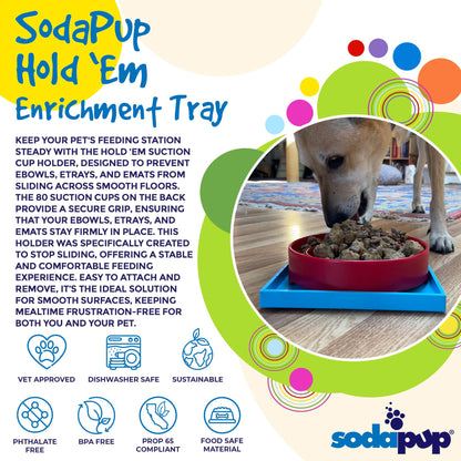 Hold 'em Suction Cup Holder for Dog Bowls & Lick Mats | USA