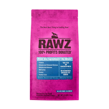 Dry Cat Food Salmon Chicken Whitefish 1.75 Lb Rawz 🐟