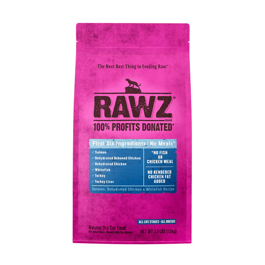 Dry Cat Food Salmon Chicken Whitefish 1.75 Lb Rawz 🐟