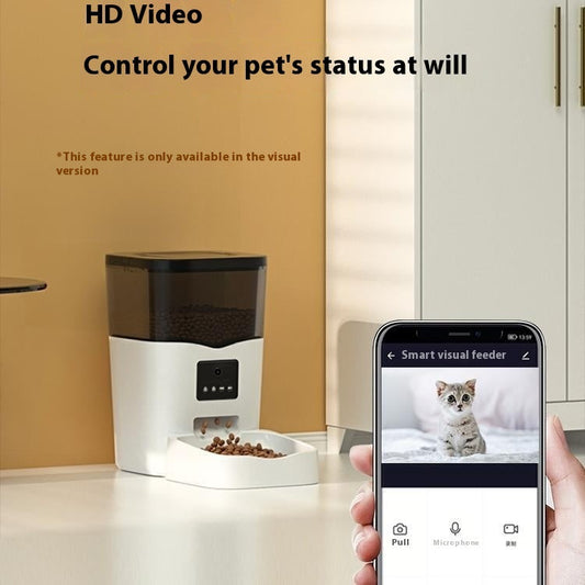 Smart WiFi Automatic Cat Feeder with HD Camera Pet Dispenser