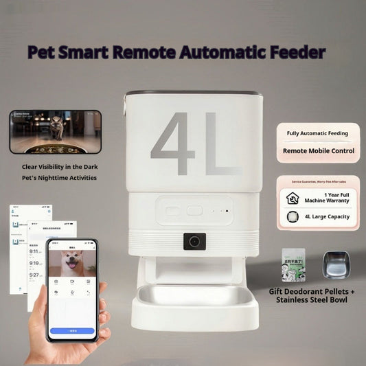 Pet Zen Smart Automatic Feeder for Cats and Dogs Large 6L Cap