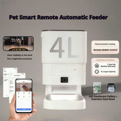 Pet Zen Smart Automatic Feeder for Cats and Dogs Large 6L Cap