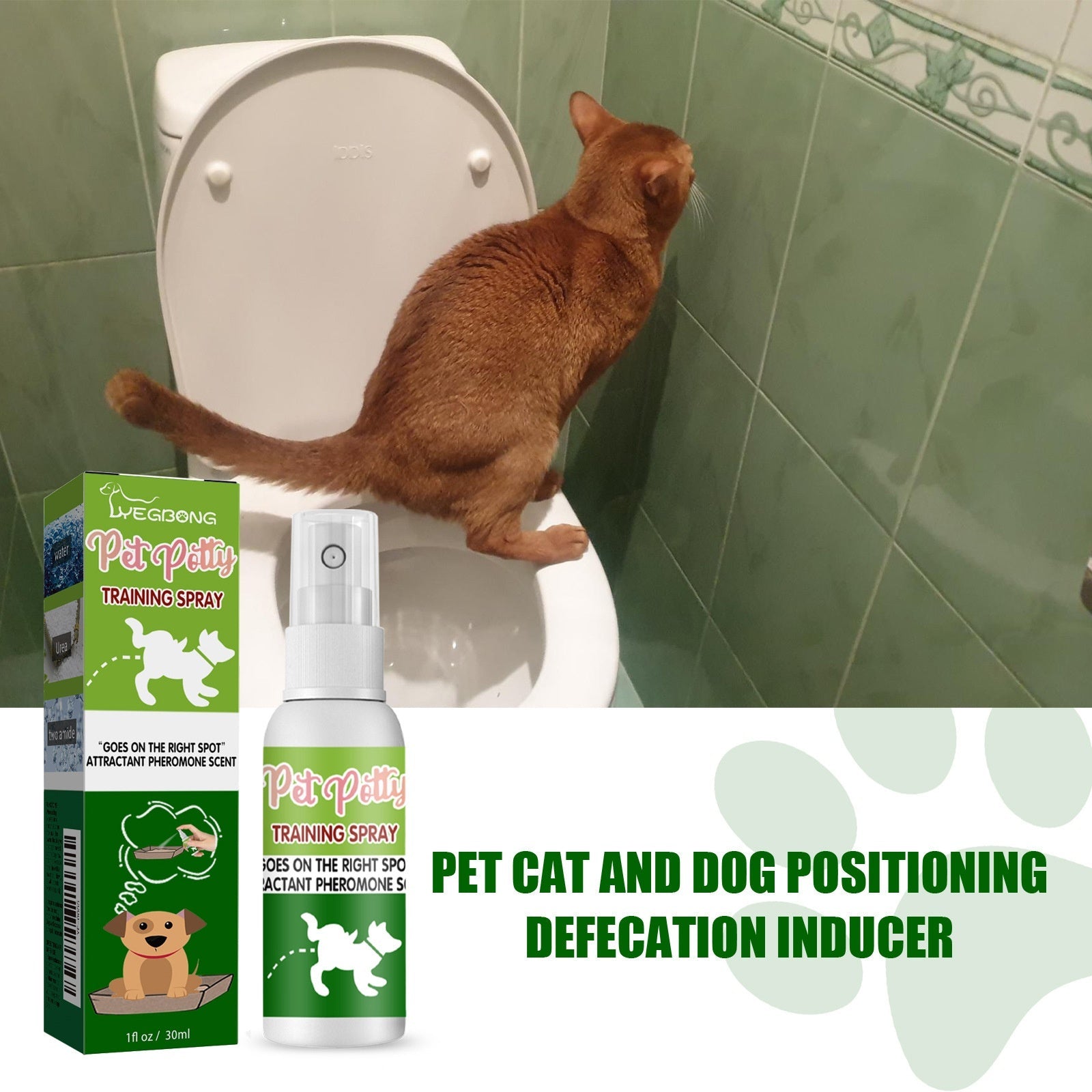 Pet Location Training Agent for Toilet Induction and Waste Positioning - Purrfect Pet Kingdom
