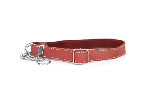 Martingale Coral Reef Leather Dog Collar - Leather Dog Collar - Euro - Dog Collars and Leads