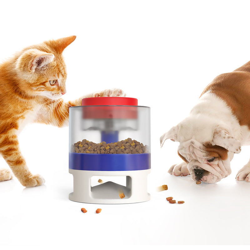 Cat Toys-Interactive Slow Feeder Treat Dispenser Puzzle Toy