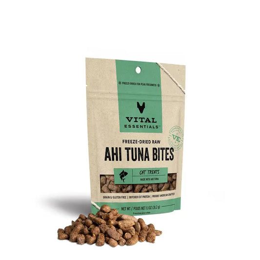 Vital Essentials Ahi Tuna Bites Fd Cat Treats - 1.1 oz