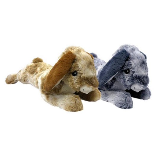 Thumperz Grey Bunny Plush Dog Toy - 24"