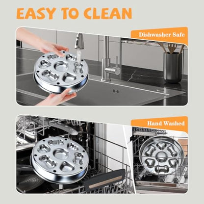 Slow Feeder Dog Bowls  Non-Slip Metal Dog Food Bowls With