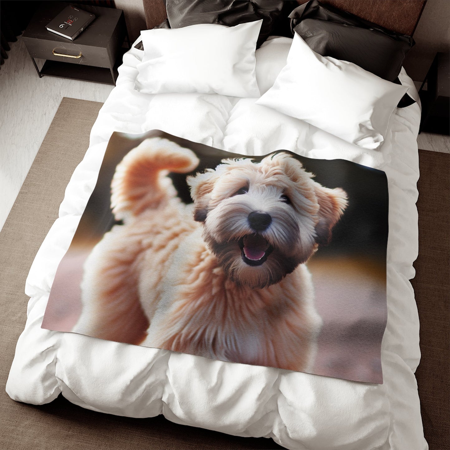 Soft Coated Wheaten Terrier Sweatshirt Blanket