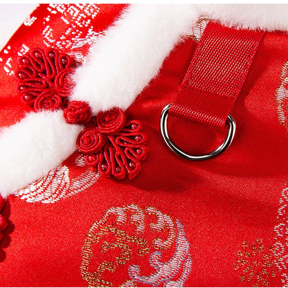 Autumn And Winter New Year's Clothes For Cats And Dogs,