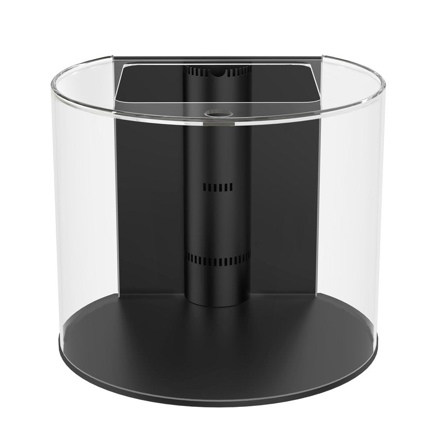 90g 3/4 Cylinder Glass Reef-Ready Aquarium in Golden Oak