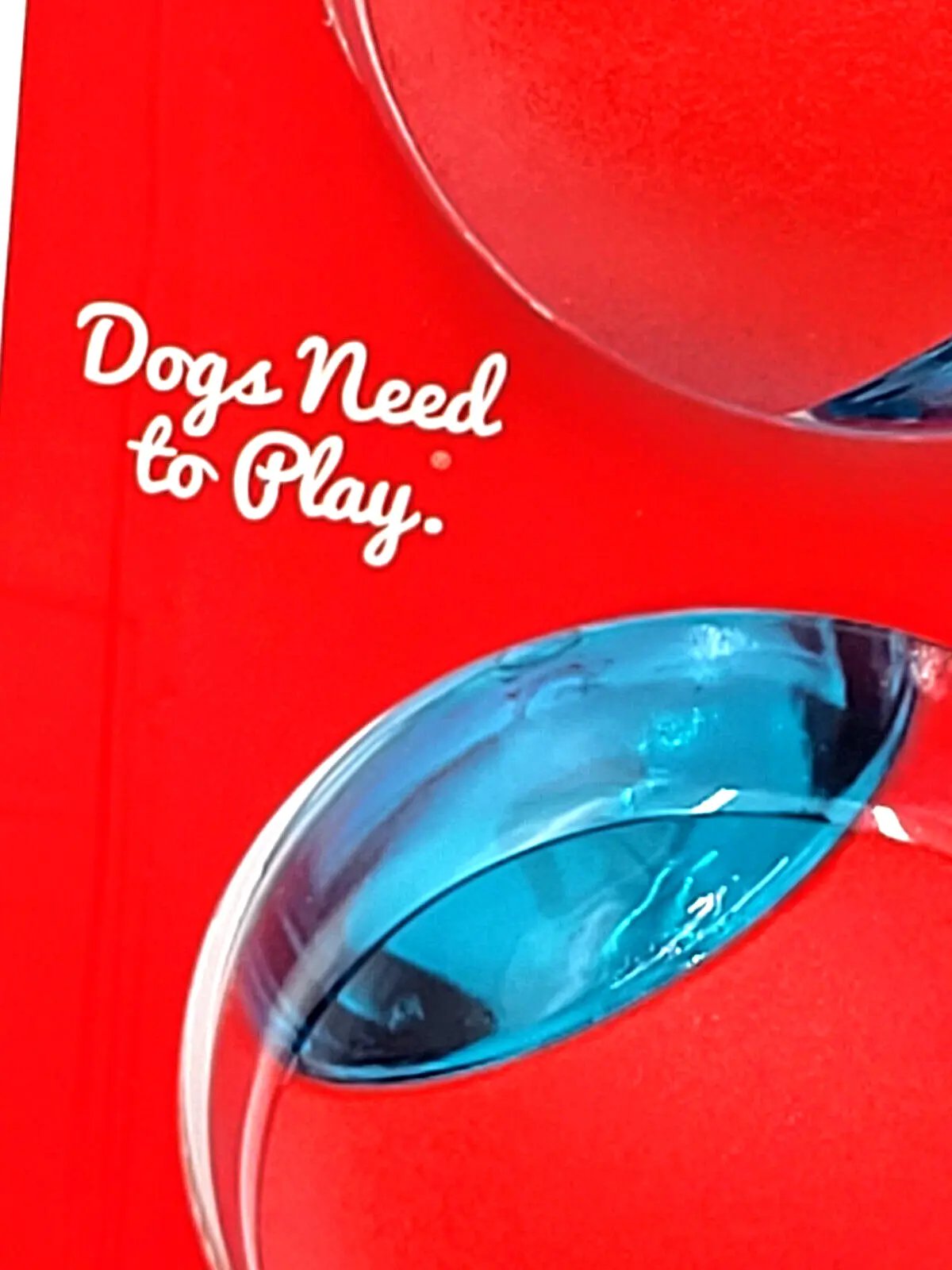 KONG Squeezz Action Ball Medium Red 3 Pack Textured Squeaky Toy