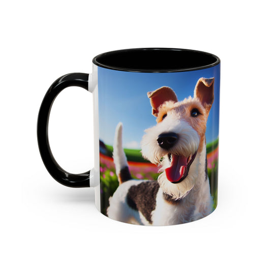 Wire Fox Terrier Accent Coffee Mug - Perfect Gift for Dog Lovers