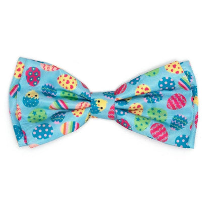 Easter Eggs Blue Pet Bow Tie - 2 Sizes
