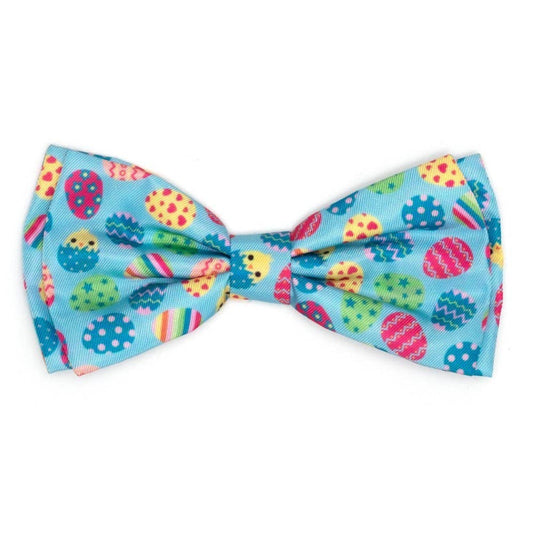 Easter Eggs Blue Pet Bow Tie - 2 Sizes