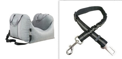 Pet Dog Car Carrier Seat Waterproof Basket Portable Car Seat