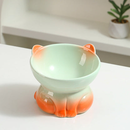 Ceramic Cat Dog Bowl Pet Supplies Drinking Water Goblet Food
