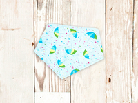 "Blue Umbrellas" Dog Bandana