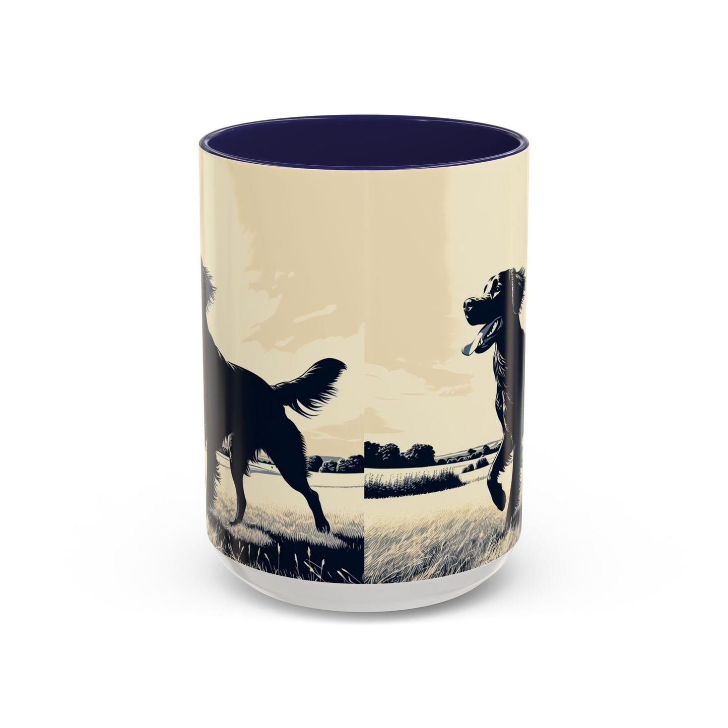 Flat Coated Retriever Accent Coffee Mug - Perfect Gift for