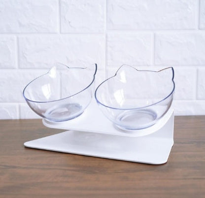 New Inclined Food Cat Ear Oblique Mouth Transparent Single