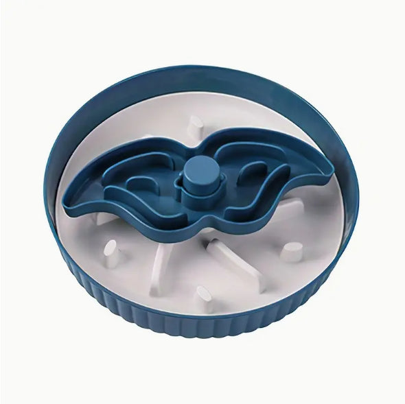 Pet Food Basin Rotating Game Board Anti-choke Silica Gel Pad