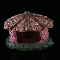 Water grass landscaping fish tank skull reptile pet shelter resin ornaments