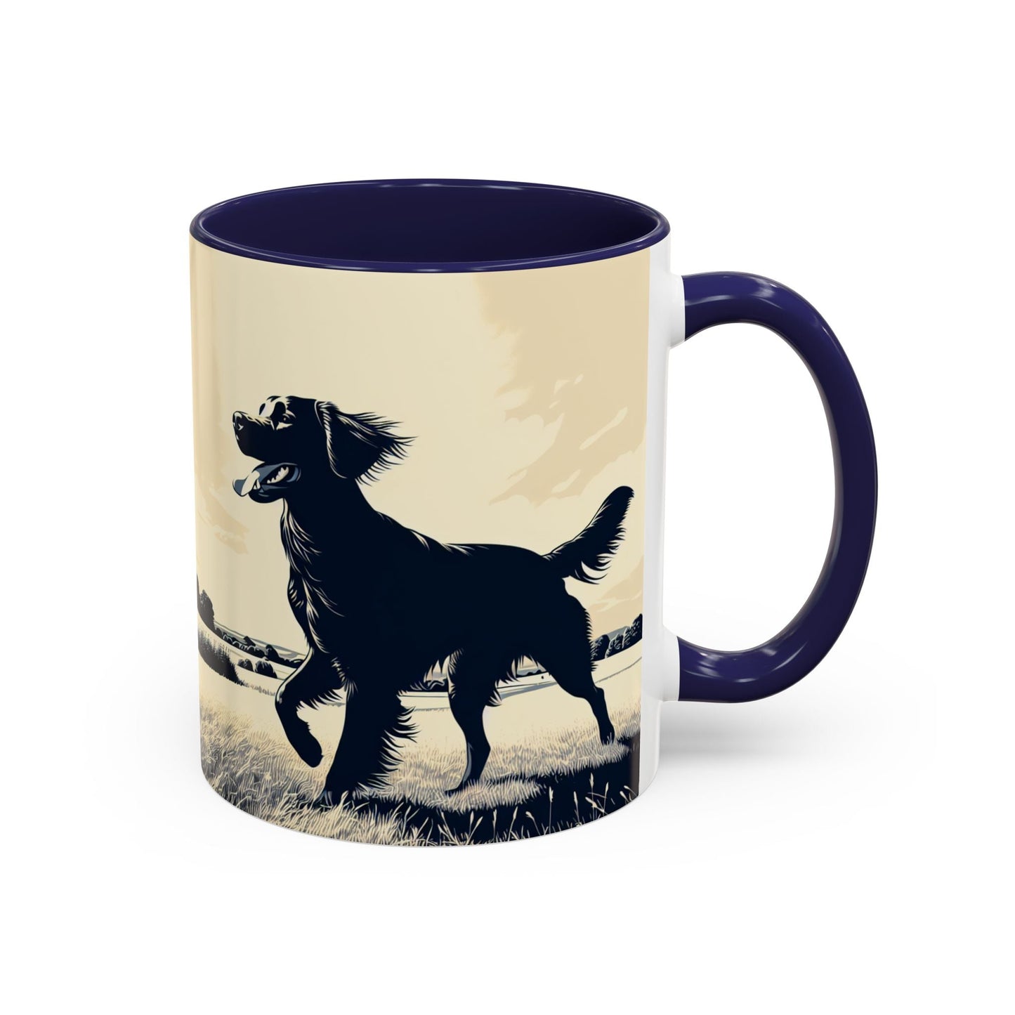 Flat Coated Retriever Accent Coffee Mug - Perfect Gift for