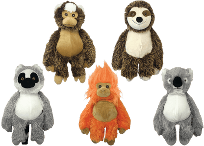 Multipet Bark Buddy Animals - Assorted Animals 10"